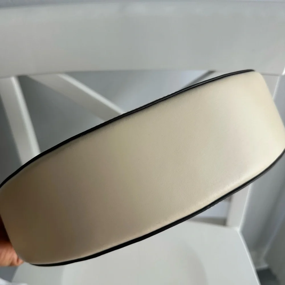 NWOT Staud Moon Bag Cream / Large Hobo Round Shoulder Bag - Picture 11 of 12